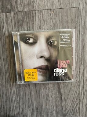 Diana Ross "I Love You" CD — Black, Pink, White Artwork
